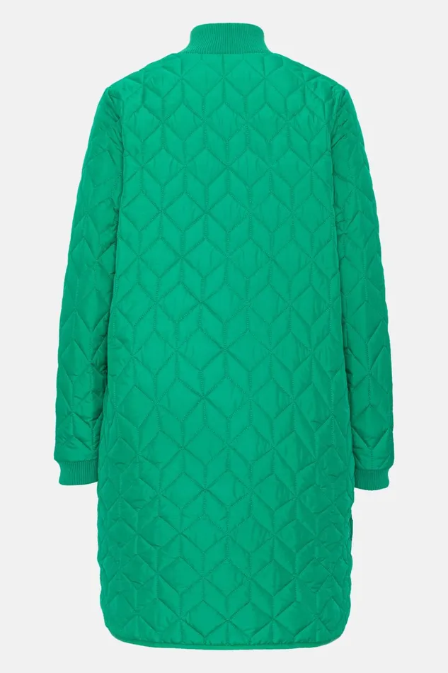 Ilse Jacobsen Padded Quilt Coat 8211 Sea Plant Women Jackets And Coats