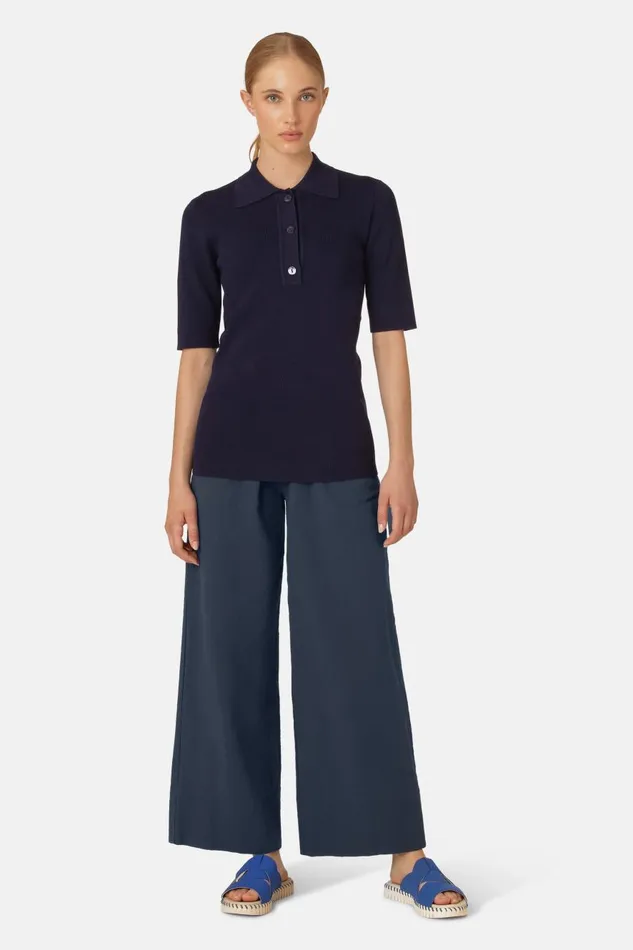 Ilse Jacobsen Polo 8211 Dark Indigo Women Clothing