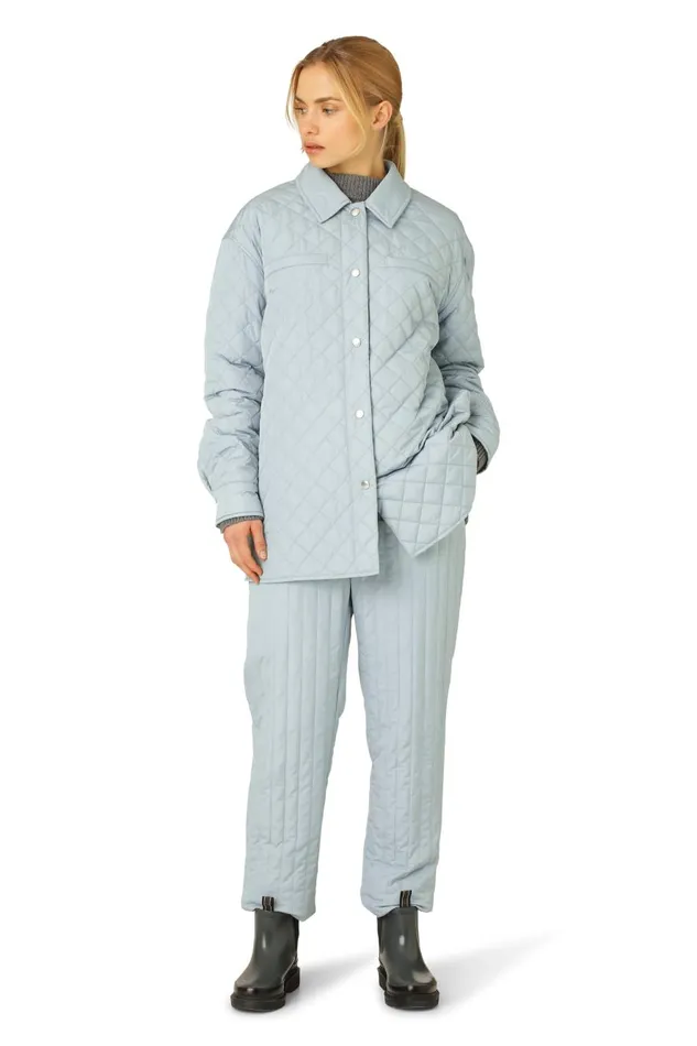 Ilse Jacobsen Quilt Jacket 8211 Pale Petroleum Women Jackets And Coats Ilse Jacobsen Quilt Jacket 8211 Pale Petroleum Women Jackets And Coats
