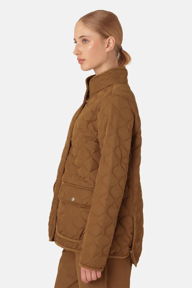 Ilse Jacobsen Quilt Jacket 8211 Walnut Women Jackets And Coats