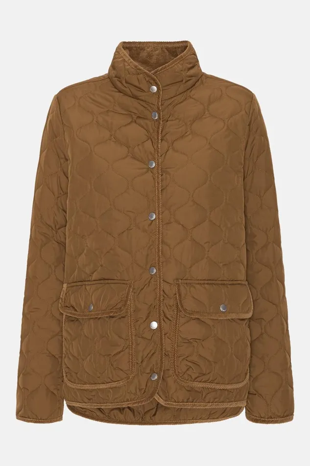 Ilse Jacobsen Quilt Jacket 8211 Walnut Women Jackets And Coats