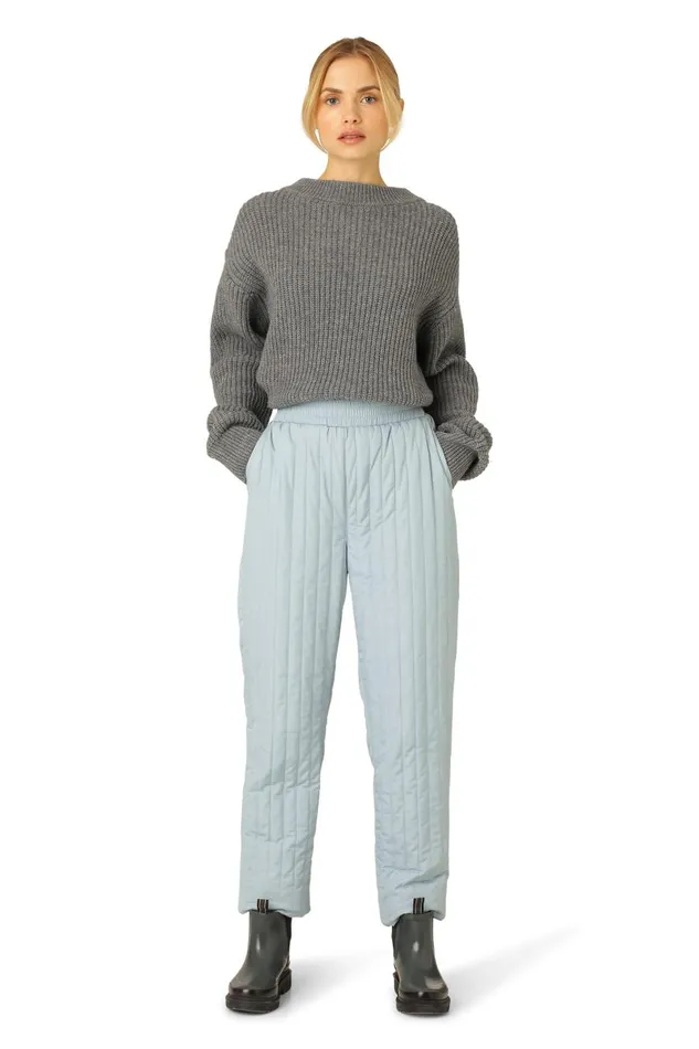 Ilse Jacobsen Quilt Pants 8211 Pale Petroleum Women Jackets And Coats Ilse Jacobsen Quilt Pants 8211 Pale Petroleum Women Jackets And Coats