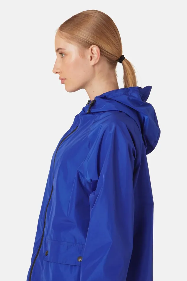 Ilse Jacobsen Rain Jacket 8211 Blue Web Women Raincoats Ilse Jacobsen Rain Jacket 8211 Blue Web Women Raincoats