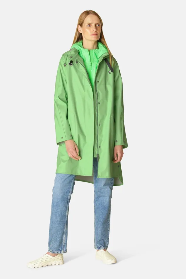 Ilse Jacobsen Raincoat 8211 Bright Green Women Raincoats