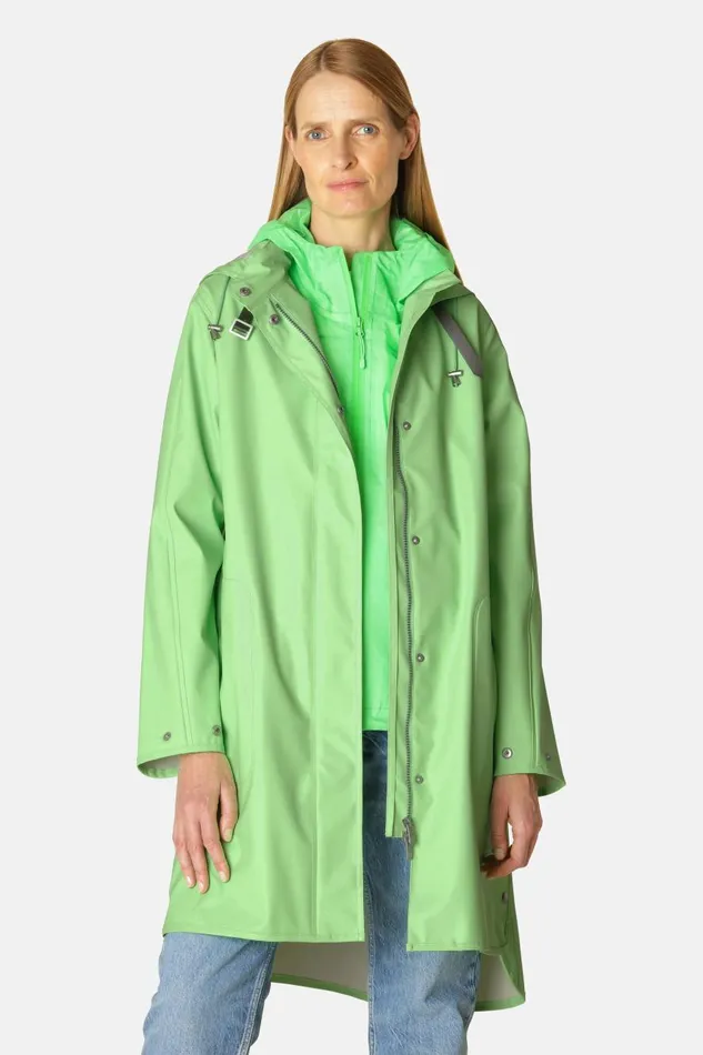 Ilse Jacobsen Raincoat 8211 Bright Green Women Raincoats