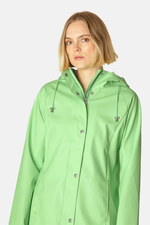 Ilse Jacobsen Raincoat 8211 Bright Green Women Raincoats