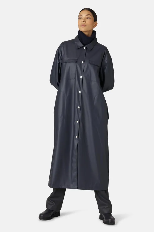Ilse Jacobsen Raincoat 8211 Dark Indigo Women Raincoats