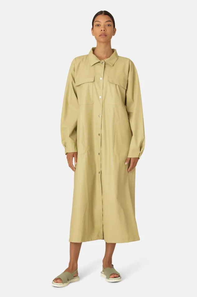 Ilse Jacobsen Raincoat 8211 Olive Grass Women Raincoats