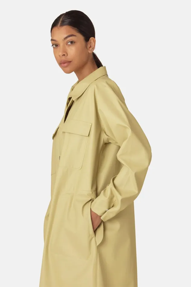 Ilse Jacobsen Raincoat 8211 Olive Grass Women Raincoats