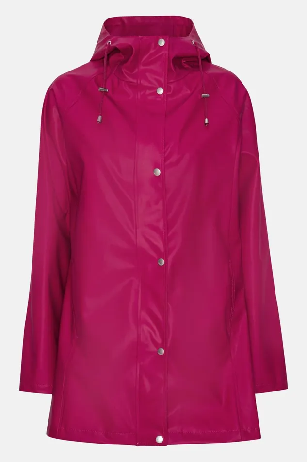 Ilse Jacobsen Raincoat 8211 Sangria Women Raincoats