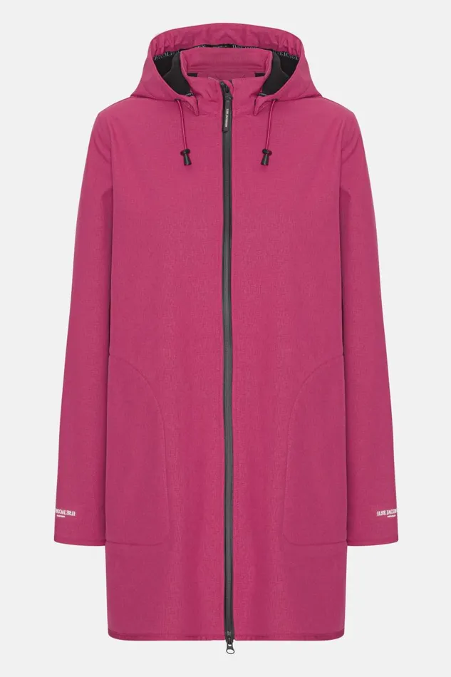 Ilse Jacobsen Raincoat 8211 Sangria Women Raincoats