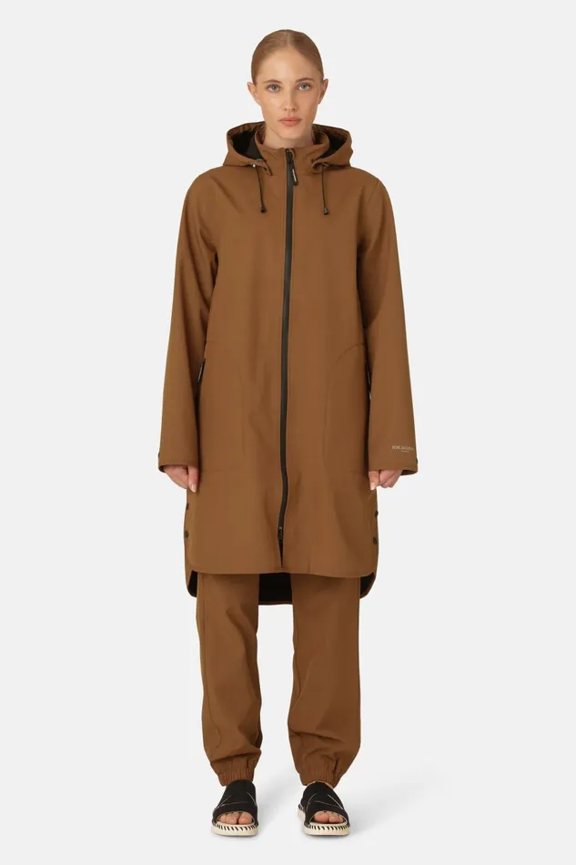Ilse Jacobsen Raincoat 8211 Walnut Women Raincoats