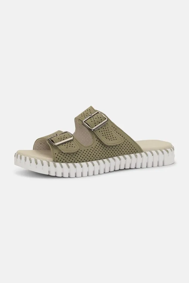 Ilse Jacobsen Sandals 8211 Army Women Tulip Flats Ilse Jacobsen Sandals 8211 Army Women Tulip Flats