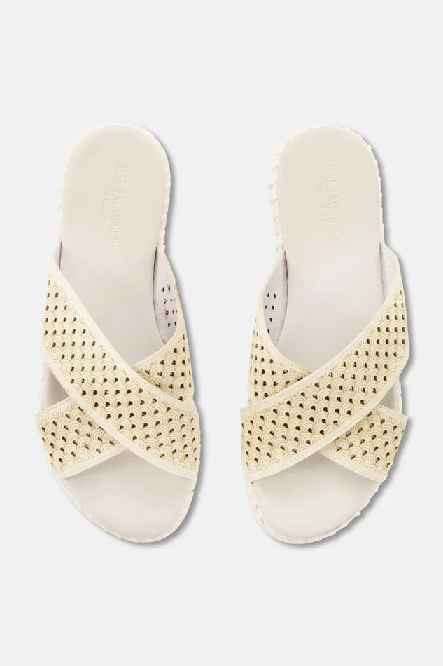 Ilse Jacobsen Sandals 8211 Double Cream Women Sandals Ilse Jacobsen Sandals 8211 Double Cream Women Sandals