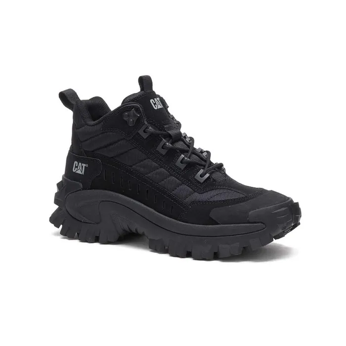 Intruder Mid Shoe Black MenWomen Cat Footwear Chunky Sneakers