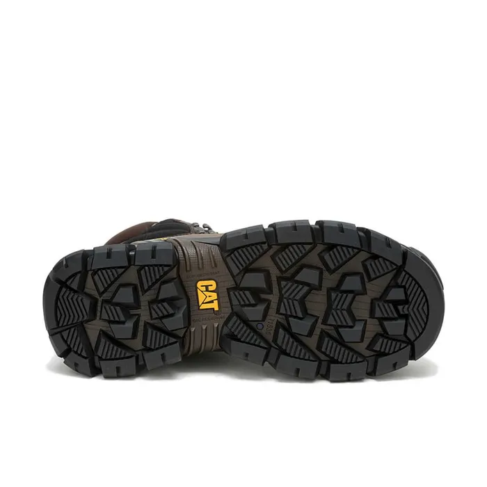 Invader Max Waterproof Composite Toe Work Boot Coffee Bean Men Cat Footwear Boots