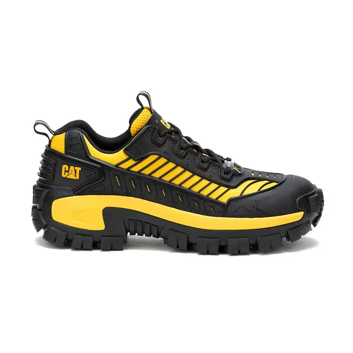 Invader Mecha Composite Toe Work Shoe Blackcat Yellow Men Cat Footwear Shoes