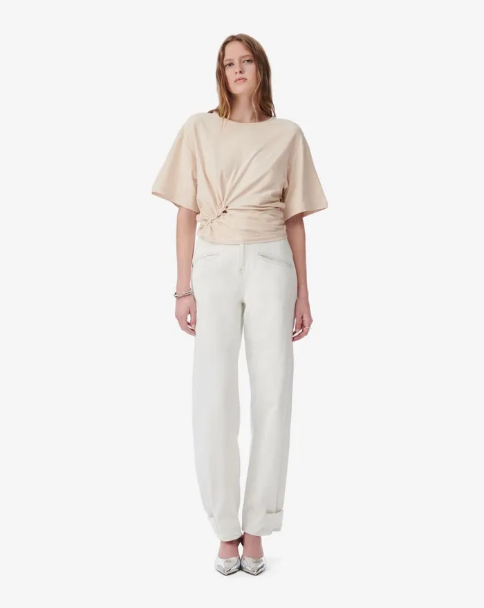 IRO ALIZEE BRAIDED TOP Sand Women Tops and Shirts