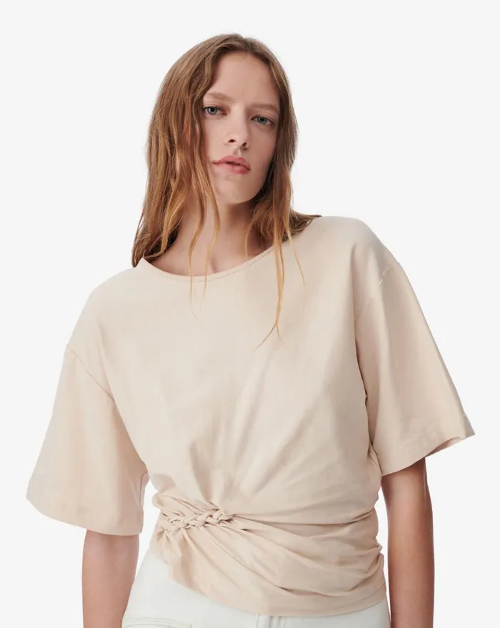 IRO ALIZEE BRAIDED TOP Sand Women Tops and Shirts