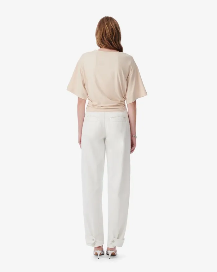 IRO ALIZEE BRAIDED TOP Sand Women Tops and Shirts