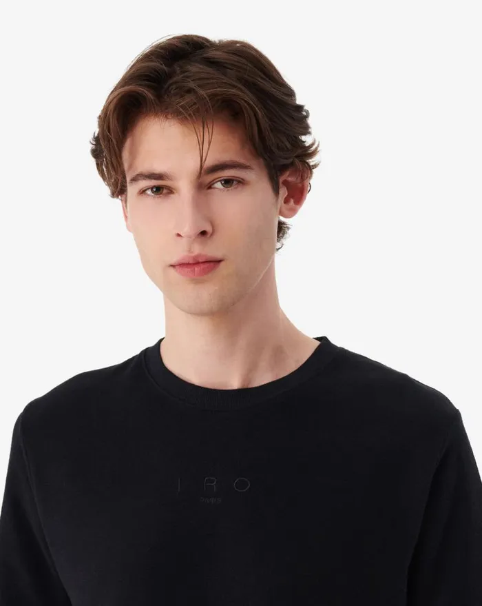 IRO GALIENO IRO LOGO ROUNDNECK TSHIRT Black Men Tshirts