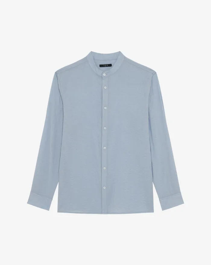 IRO JARED OFFICER COLLAR SHIRT Light Blue Men Shirts