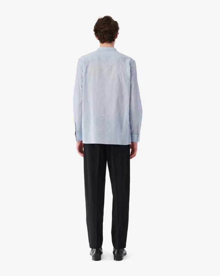 IRO JARED OFFICER COLLAR SHIRT Light Blue Men Shirts