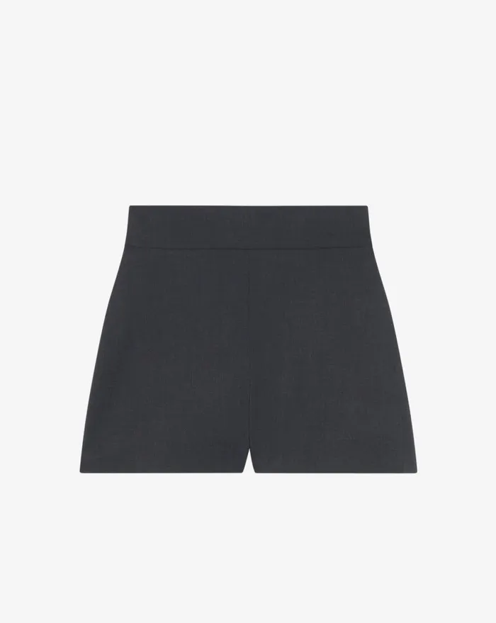 IRO MYTRINA STRAIGHTCUT HIGHRISE SHORTS Anthracite Women Shorts and Skirts