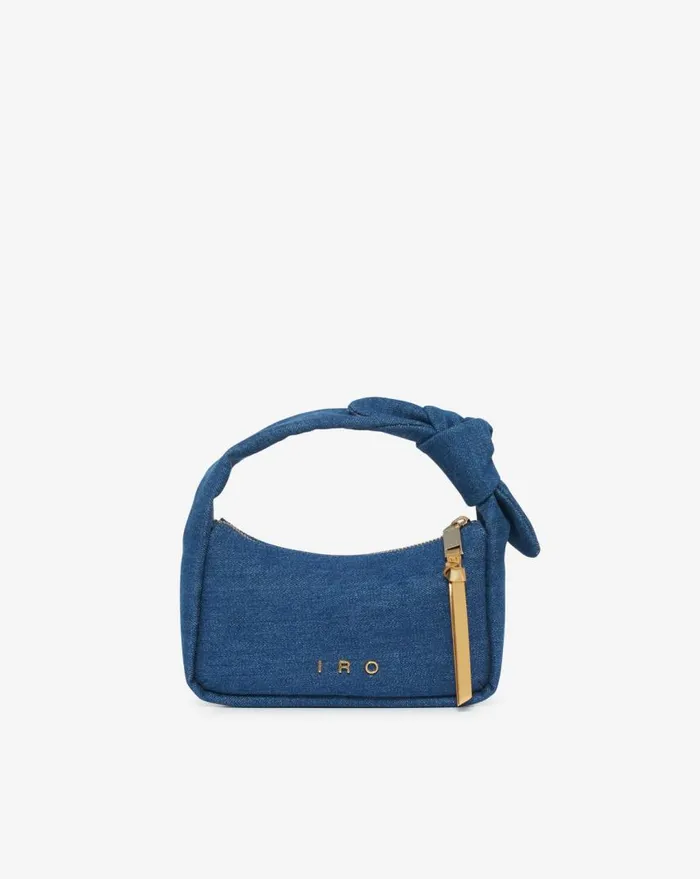 IRO NOU BABY DENIM BAG Denim Blue Women Bags