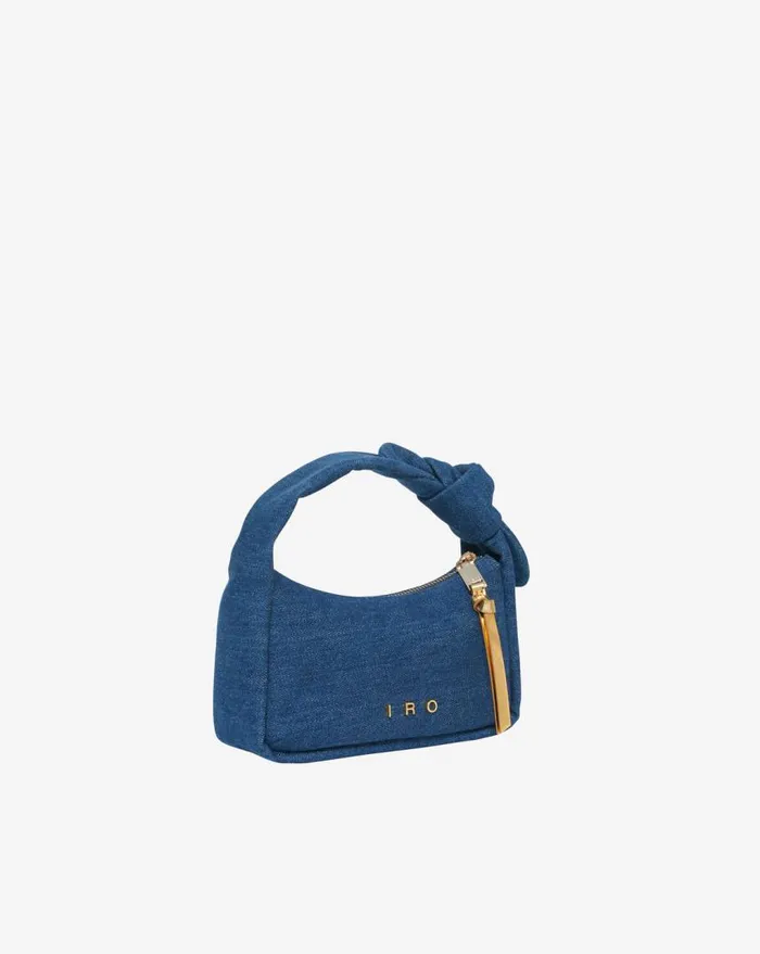 IRO NOU BABY DENIM BAG Denim Blue Women Bags