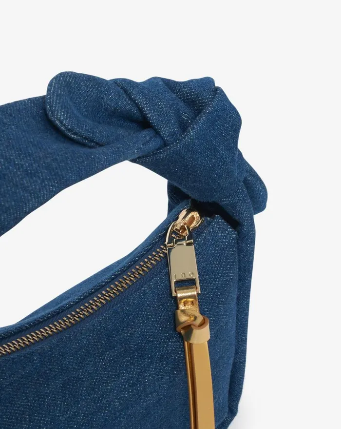 IRO NOU BABY DENIM BAG Denim Blue Women Bags