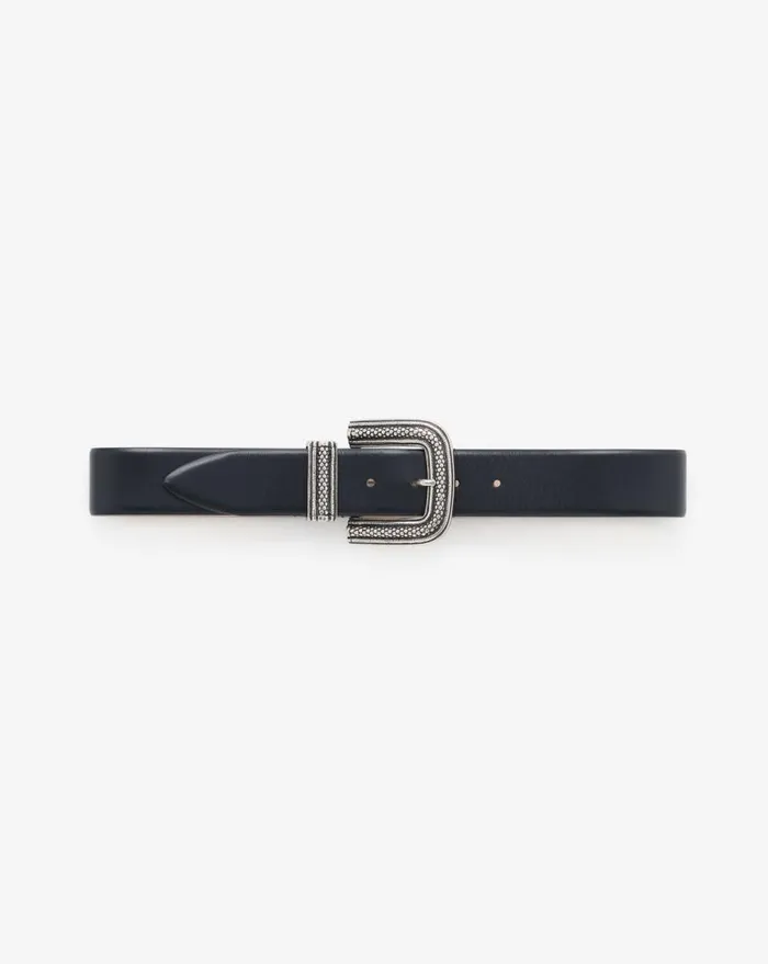 IRO OVIA LEATHER BELT Black Women Belts