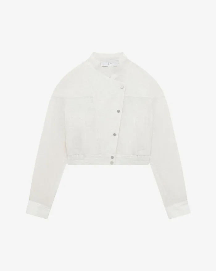 IRO THEOLA LUREX JACKET Whitelurex Multico Women Jackets and Coats