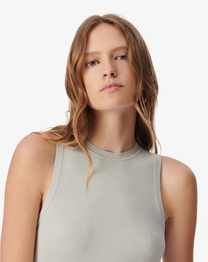 IRO TREVA RIBBED TANK DRESS Black Women Dresses