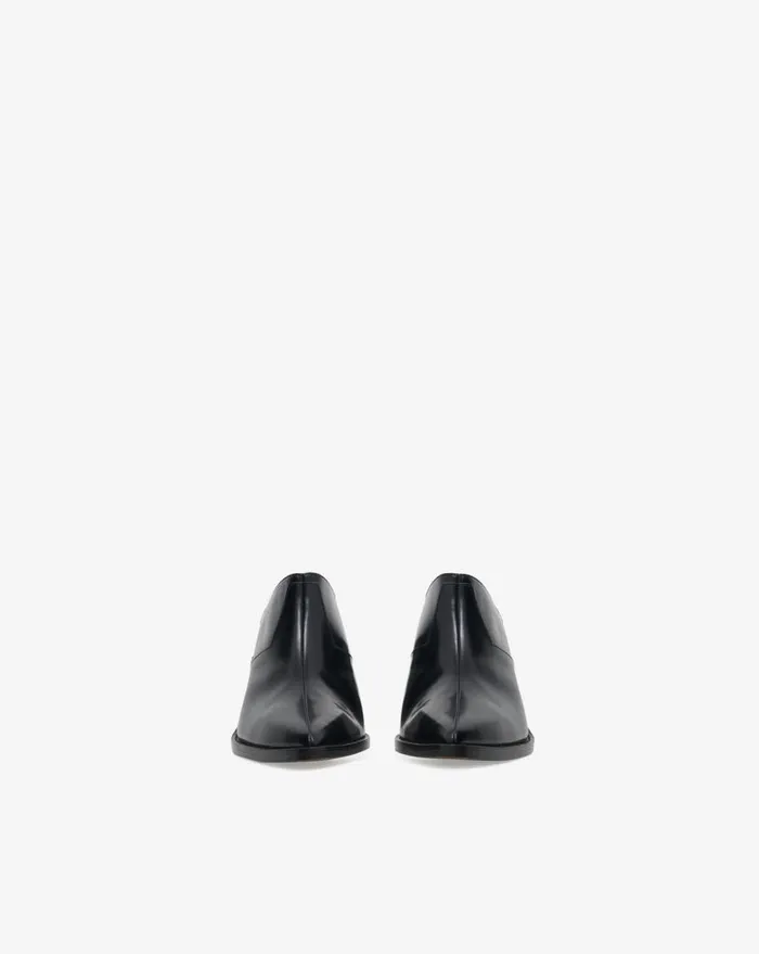IRO ZOLA GLOSSY MULES Glossy Black Women Sandals