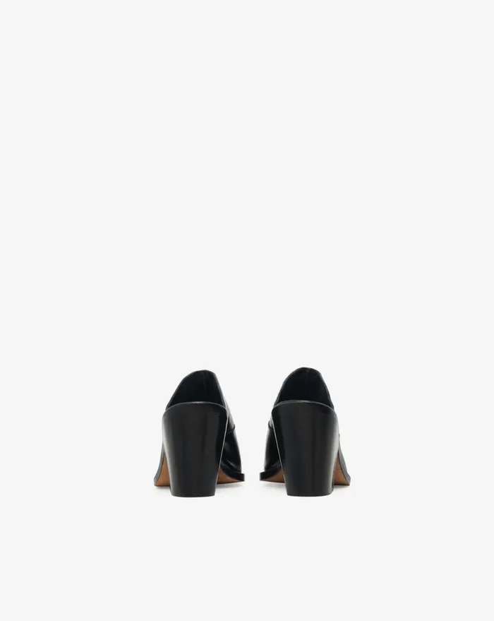 IRO ZOLA GLOSSY MULES Glossy Black Women Sandals