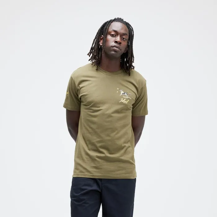 Ishod Wair X Stance Tee Military Green Men Stance Shirts and Tees