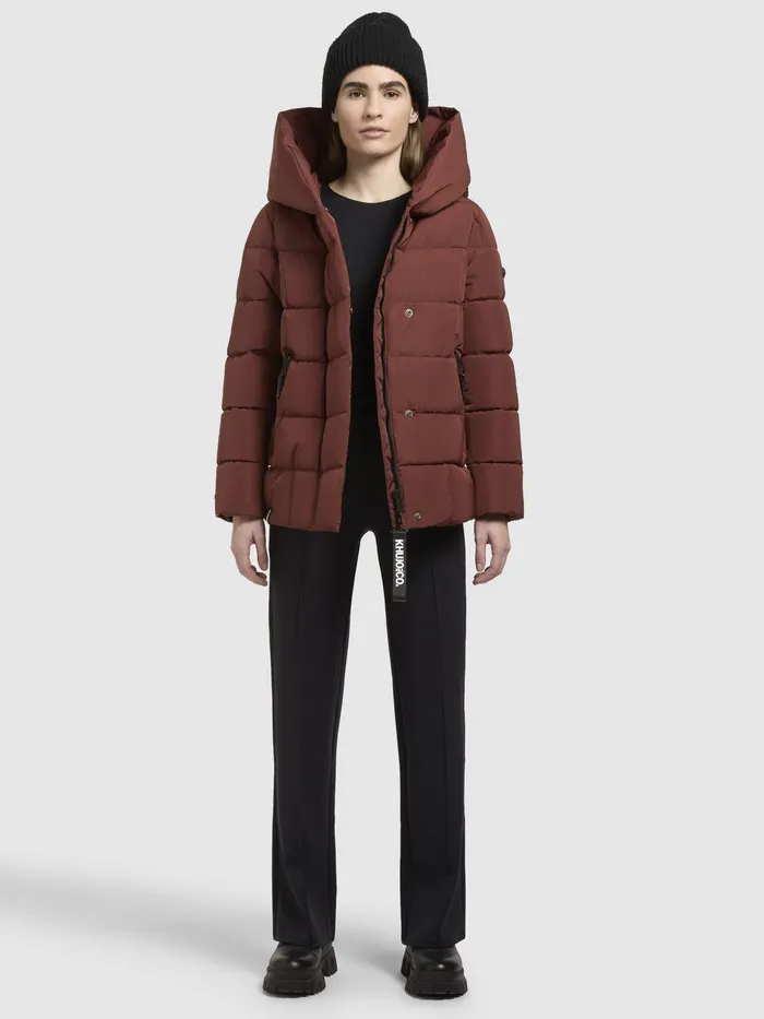 Jacke Jacke CAMEA Dunkelrot Dunkelrot Women Short Jackets KHUJO