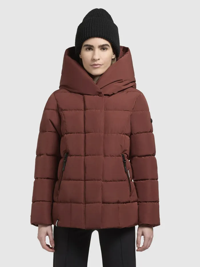 Jacke Jacke CAMEA Dunkelrot Dunkelrot Women Short Jackets KHUJO