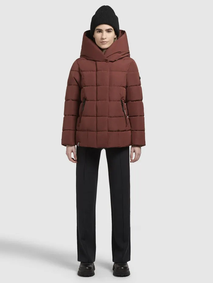 Jacke Jacke CAMEA Dunkelrot Dunkelrot Women Short Jackets KHUJO
