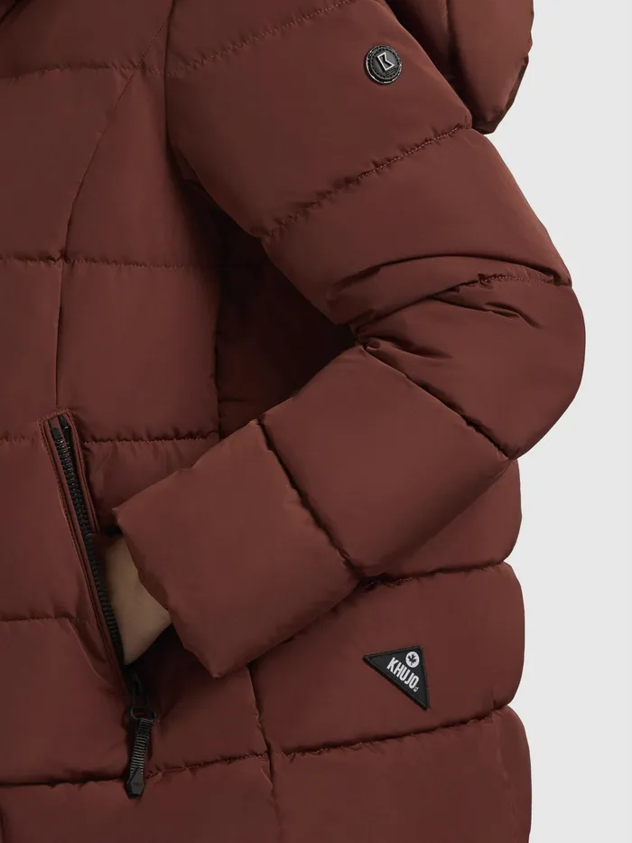 Jacke Jacke CAMEA Dunkelrot Dunkelrot Women Short Jackets KHUJO