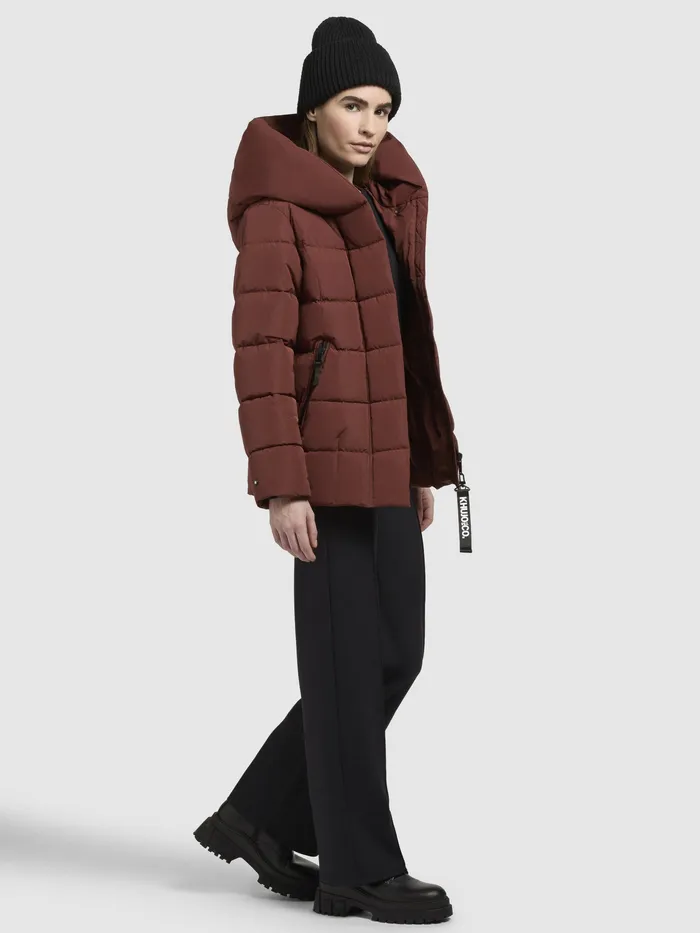 Jacke Jacke CAMEA Dunkelrot Dunkelrot Women Short Jackets KHUJO
