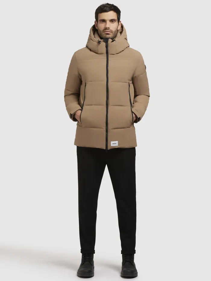 Jacke ROAN Hellbraun Hellbraun Puffer Jackets KHUJO Men