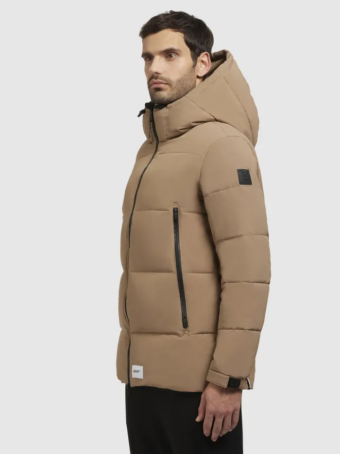 Jacke ROAN Hellbraun Hellbraun Puffer Jackets KHUJO Men