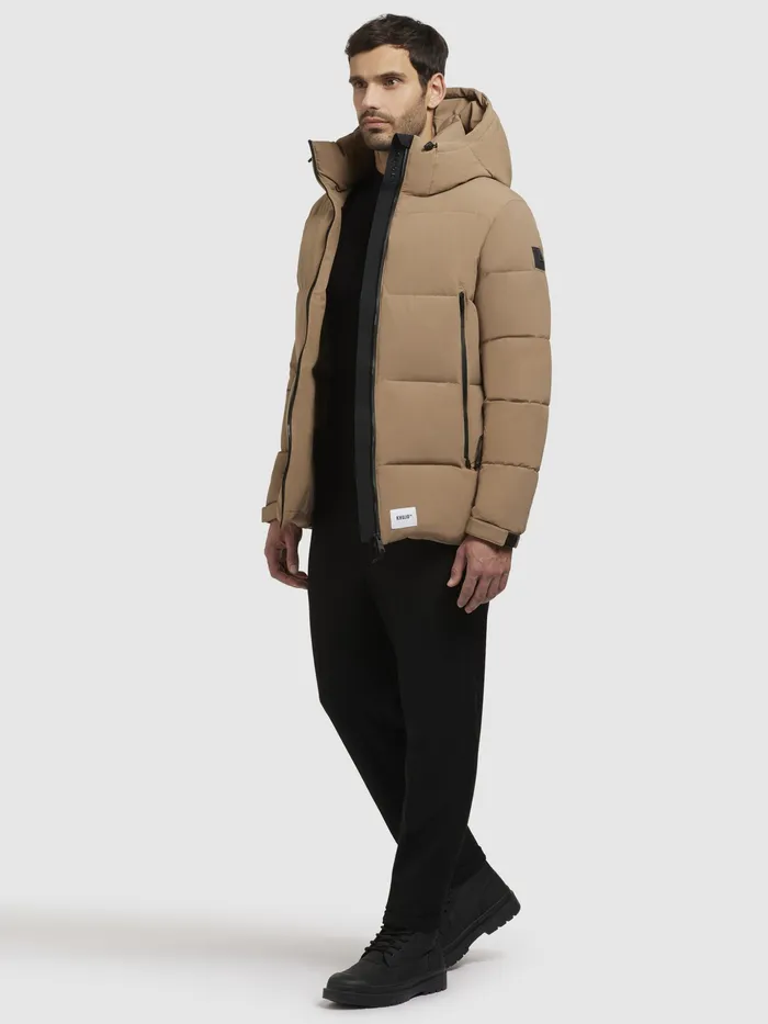 Jacke ROAN Hellbraun Hellbraun Puffer Jackets KHUJO Men