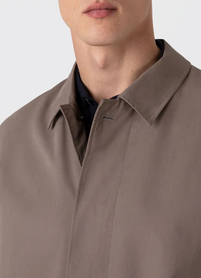Jackets and Coats ussunspel Men Showerproof Cotton Mac Dark Stone Jackets and Coats ussunspel Men Showerproof Cotton Mac Dark Stone