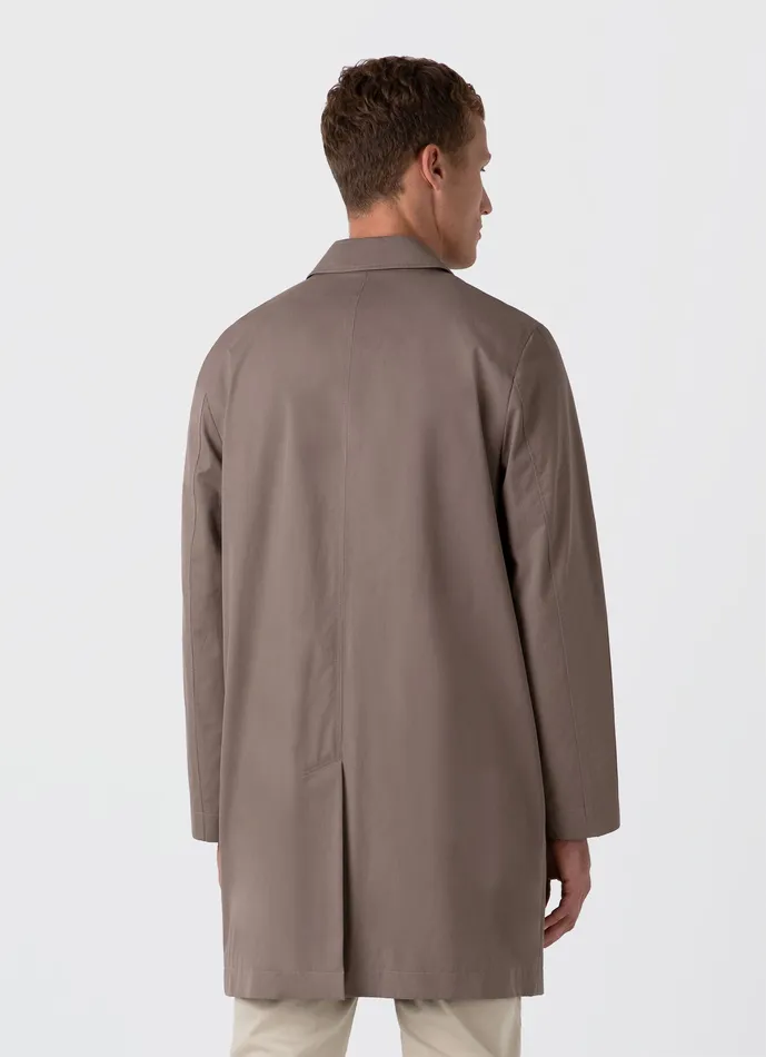 Jackets and Coats ussunspel Men Showerproof Cotton Mac Dark Stone Jackets and Coats ussunspel Men Showerproof Cotton Mac Dark Stone