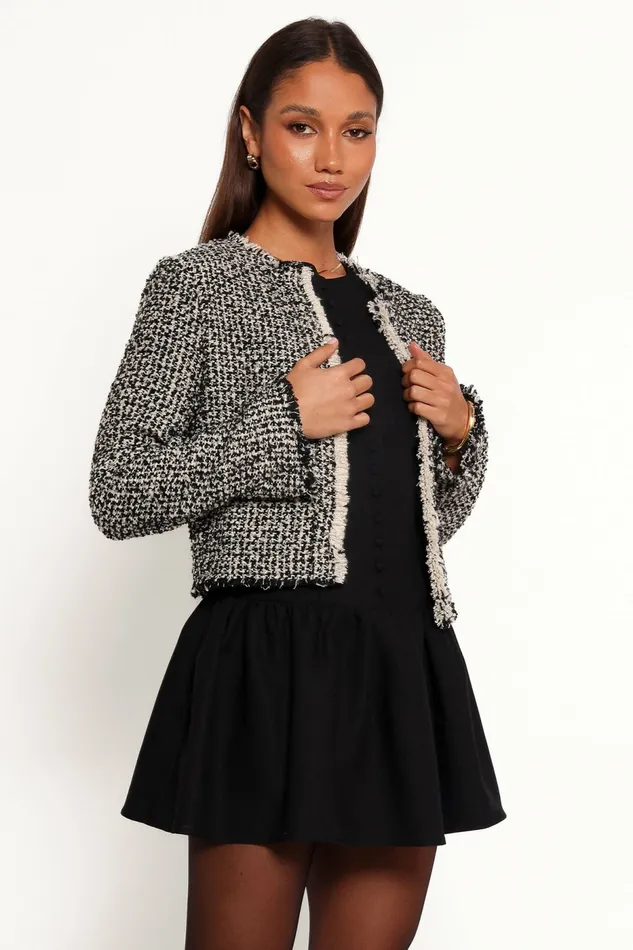 Jackets and Coats Women Petal and Pup Hart Edge Jacket Oyster Cream