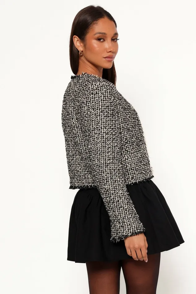 Jackets and Coats Women Petal and Pup Hart Edge Jacket Oyster Cream