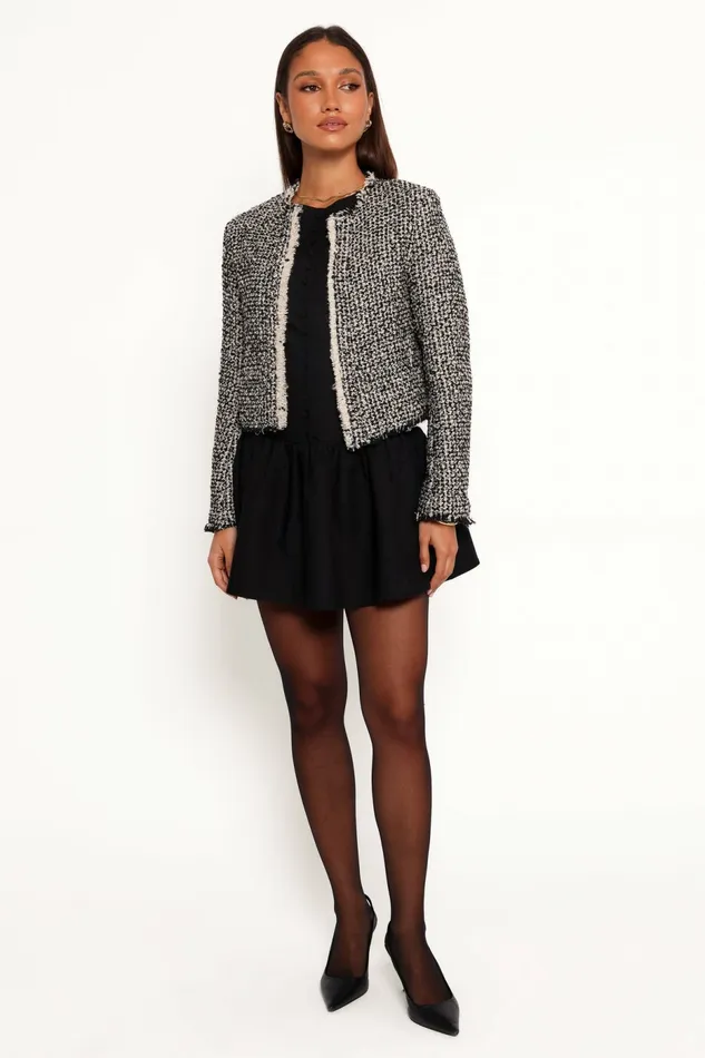 Jackets and Coats Women Petal and Pup Hart Edge Jacket Oyster Cream